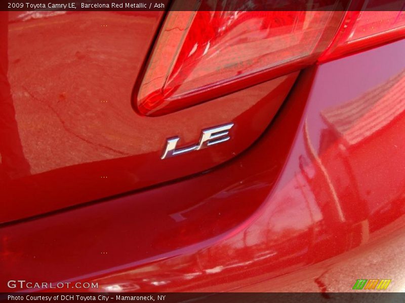 Barcelona Red Metallic / Ash 2009 Toyota Camry LE