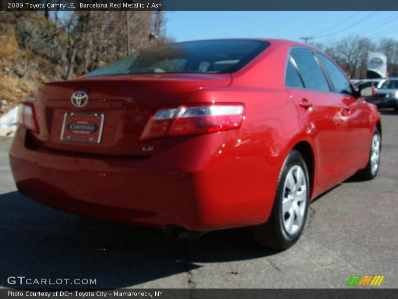 Barcelona Red Metallic / Ash 2009 Toyota Camry LE