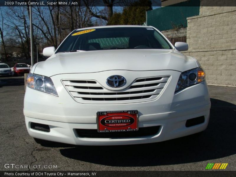 Super White / Ash 2009 Toyota Camry LE