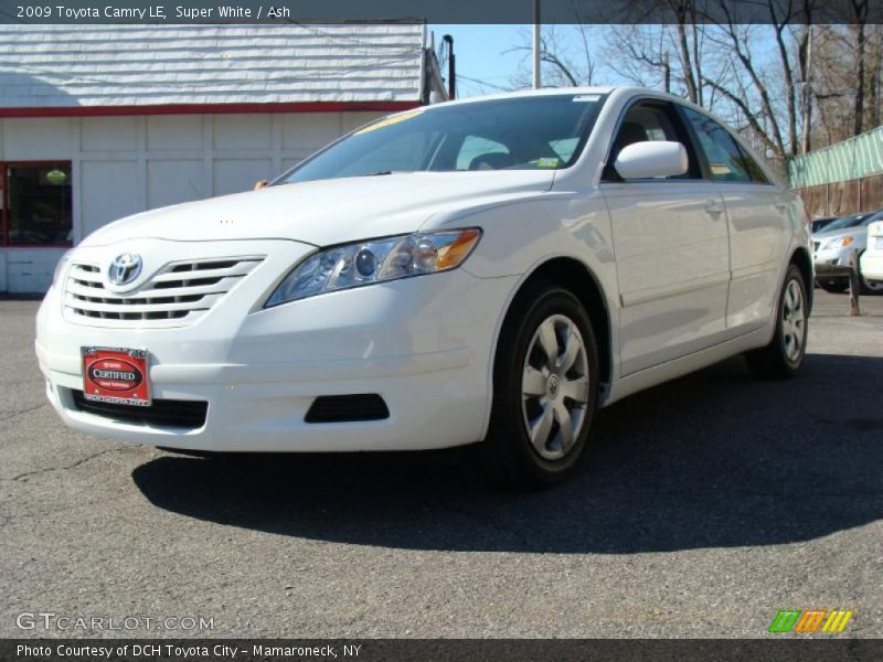 Super White / Ash 2009 Toyota Camry LE