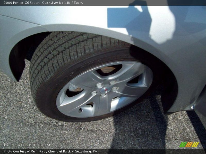 Quicksilver Metallic / Ebony 2009 Pontiac G6 Sedan