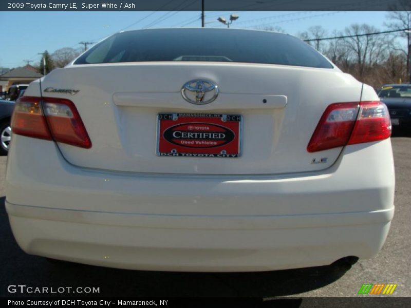 Super White / Ash 2009 Toyota Camry LE