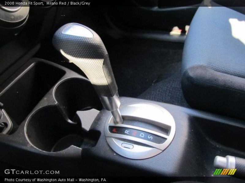 Milano Red / Black/Grey 2008 Honda Fit Sport