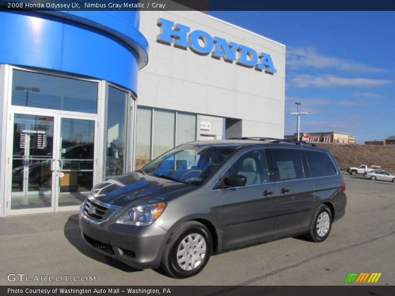 Nimbus Gray Metallic / Gray 2008 Honda Odyssey LX