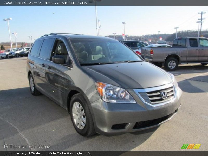 Nimbus Gray Metallic / Gray 2008 Honda Odyssey LX