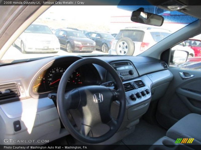 Nimbus Gray Metallic / Gray 2008 Honda Odyssey LX