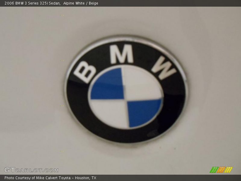 Alpine White / Beige 2006 BMW 3 Series 325i Sedan
