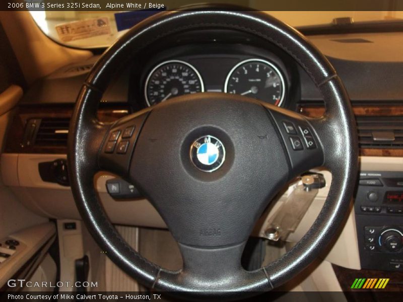 Alpine White / Beige 2006 BMW 3 Series 325i Sedan