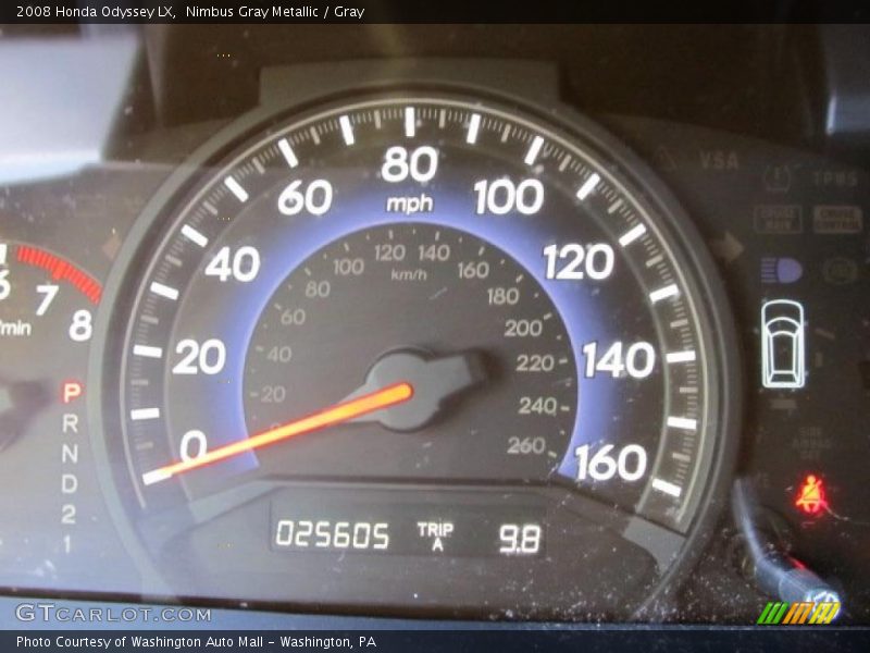 Nimbus Gray Metallic / Gray 2008 Honda Odyssey LX