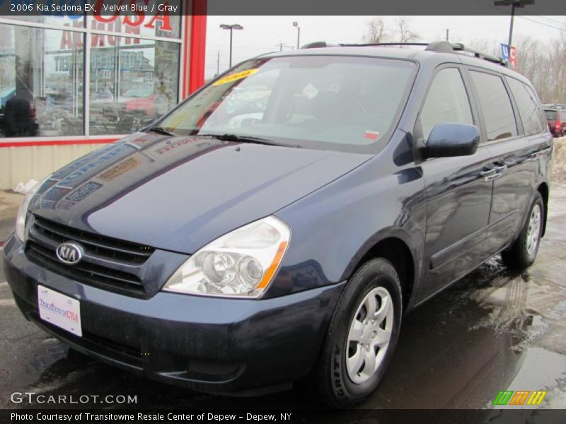 Velvet Blue / Gray 2006 Kia Sedona EX