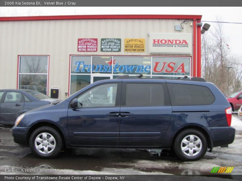 Velvet Blue / Gray 2006 Kia Sedona EX