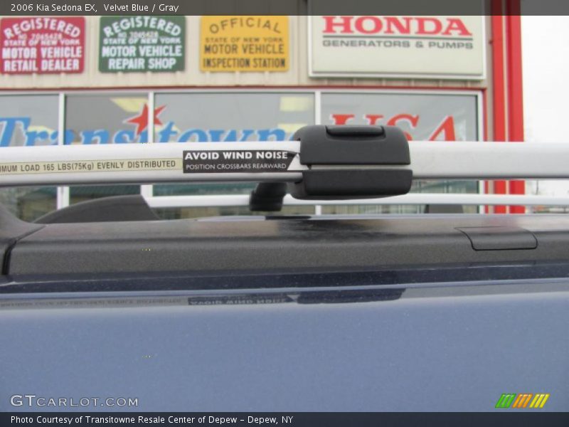 Velvet Blue / Gray 2006 Kia Sedona EX