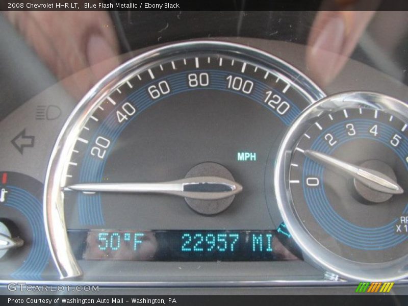 Blue Flash Metallic / Ebony Black 2008 Chevrolet HHR LT