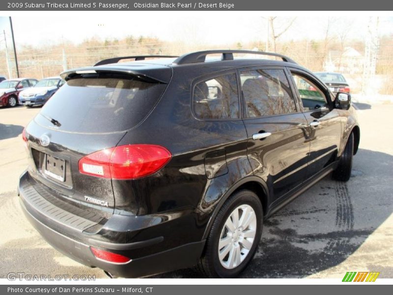 Obsidian Black Pearl / Desert Beige 2009 Subaru Tribeca Limited 5 Passenger