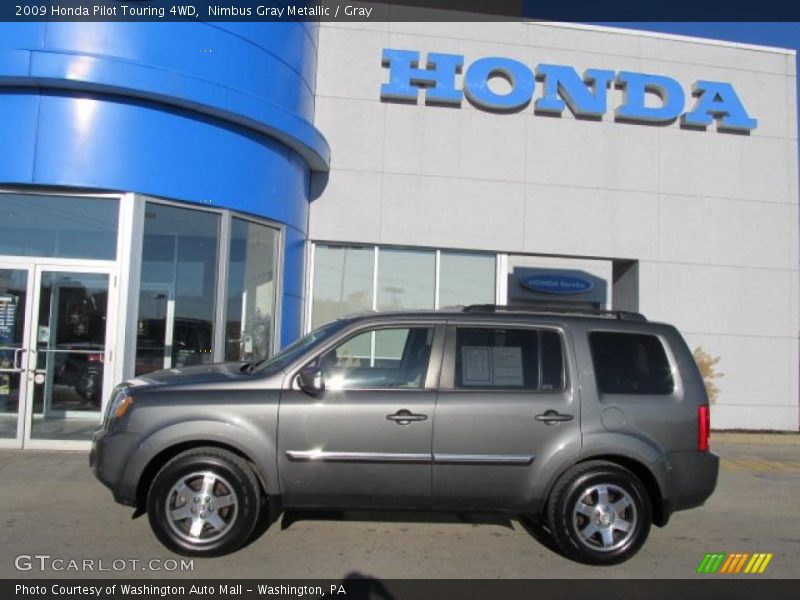 Nimbus Gray Metallic / Gray 2009 Honda Pilot Touring 4WD