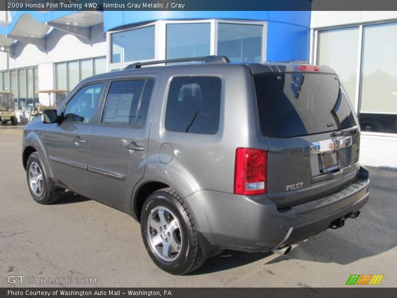 Nimbus Gray Metallic / Gray 2009 Honda Pilot Touring 4WD