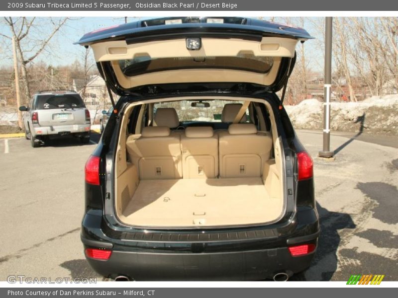 Obsidian Black Pearl / Desert Beige 2009 Subaru Tribeca Limited 5 Passenger