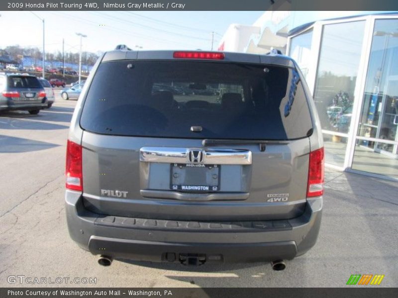 Nimbus Gray Metallic / Gray 2009 Honda Pilot Touring 4WD