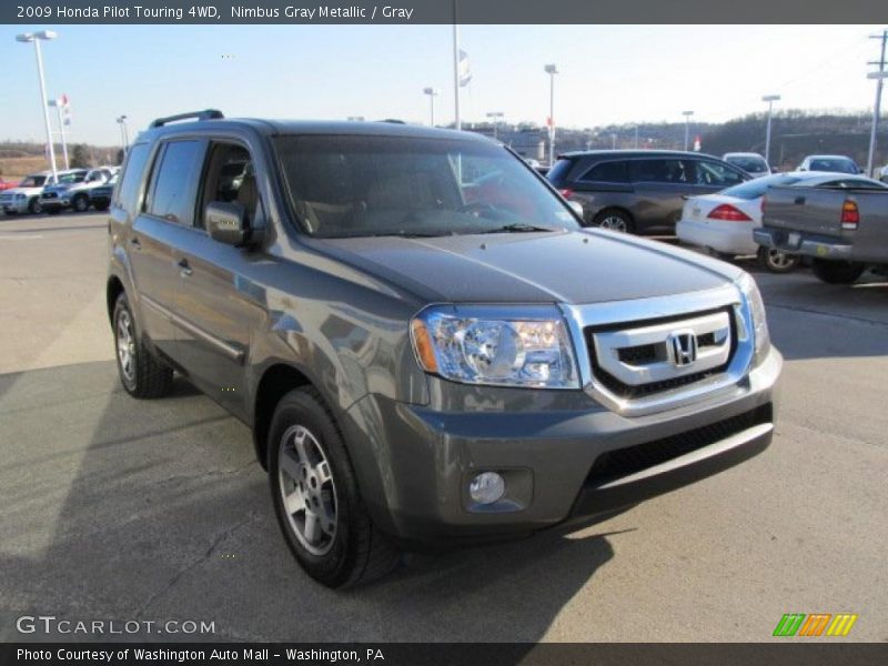 Nimbus Gray Metallic / Gray 2009 Honda Pilot Touring 4WD