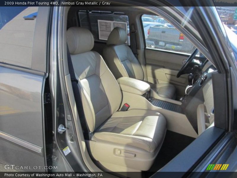 Nimbus Gray Metallic / Gray 2009 Honda Pilot Touring 4WD