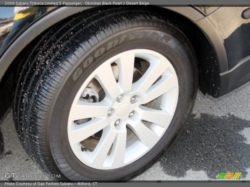 Obsidian Black Pearl / Desert Beige 2009 Subaru Tribeca Limited 5 Passenger