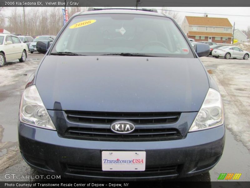 Velvet Blue / Gray 2006 Kia Sedona EX