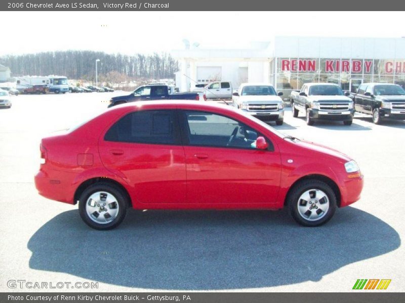 Victory Red / Charcoal 2006 Chevrolet Aveo LS Sedan