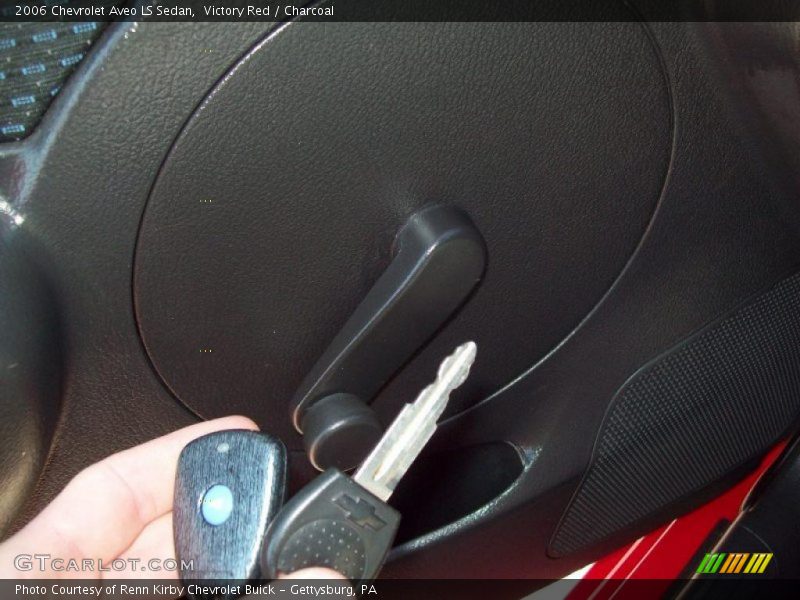 Victory Red / Charcoal 2006 Chevrolet Aveo LS Sedan
