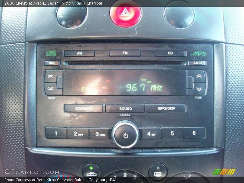 Victory Red / Charcoal 2006 Chevrolet Aveo LS Sedan