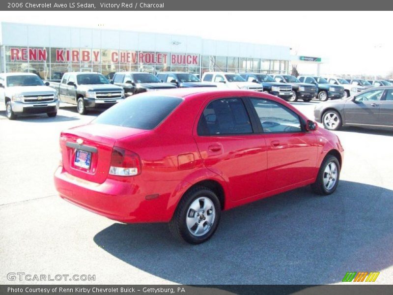 Victory Red / Charcoal 2006 Chevrolet Aveo LS Sedan