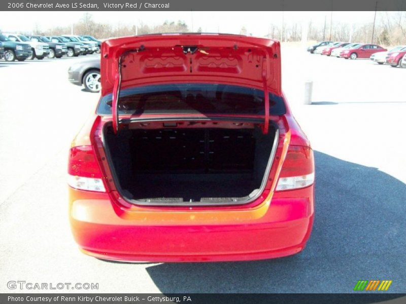 Victory Red / Charcoal 2006 Chevrolet Aveo LS Sedan