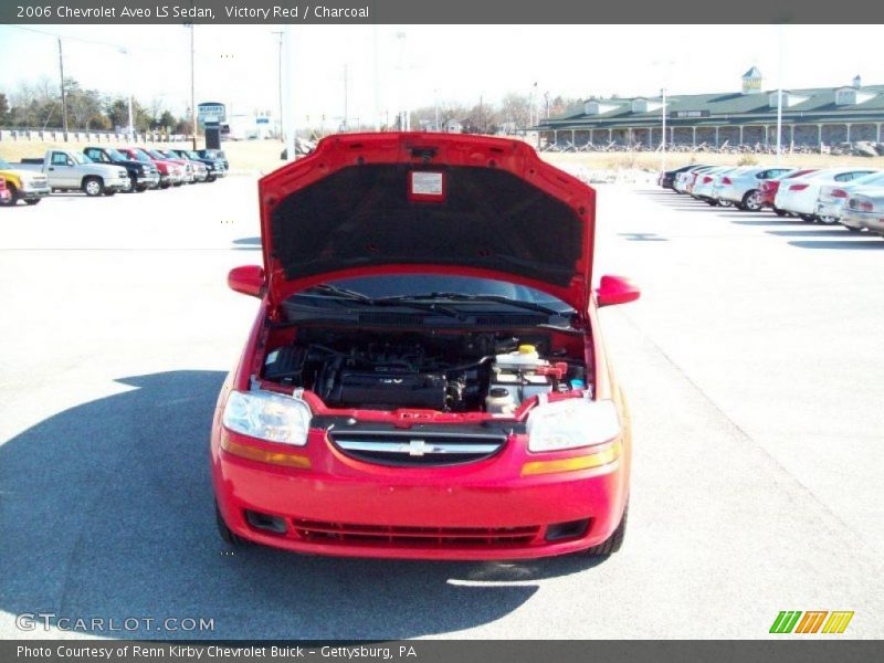 Victory Red / Charcoal 2006 Chevrolet Aveo LS Sedan