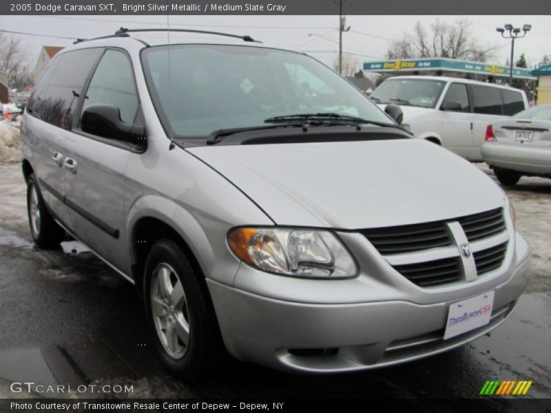 Bright Silver Metallic / Medium Slate Gray 2005 Dodge Caravan SXT