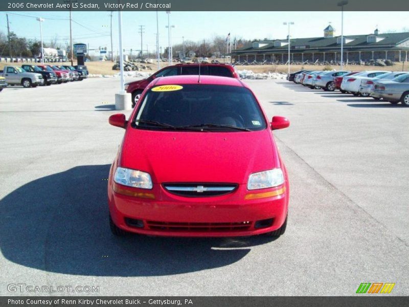 Victory Red / Charcoal 2006 Chevrolet Aveo LS Sedan