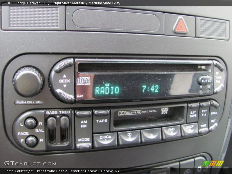Bright Silver Metallic / Medium Slate Gray 2005 Dodge Caravan SXT