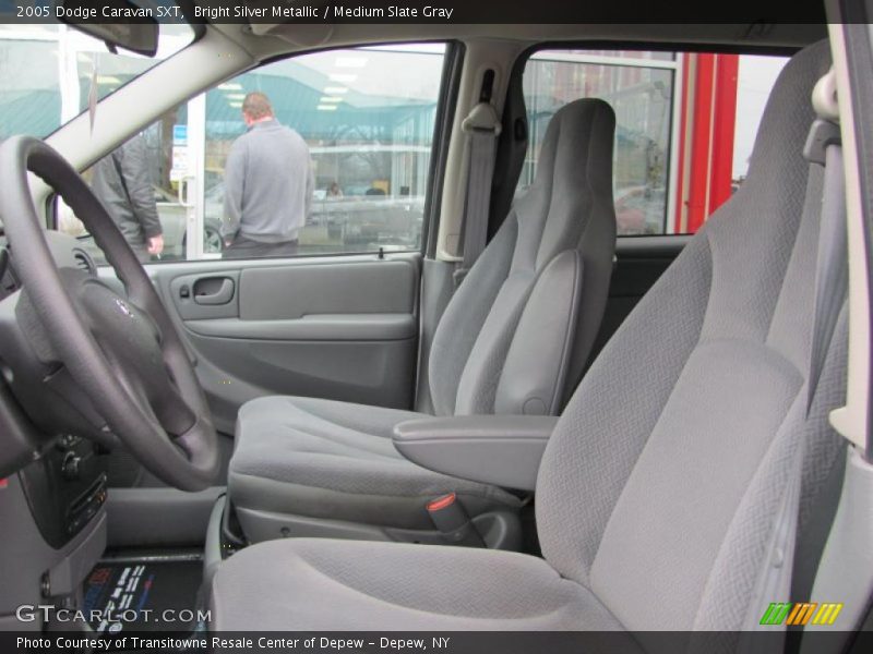 Bright Silver Metallic / Medium Slate Gray 2005 Dodge Caravan SXT