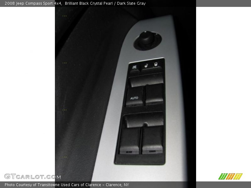 Brilliant Black Crystal Pearl / Dark Slate Gray 2008 Jeep Compass Sport 4x4