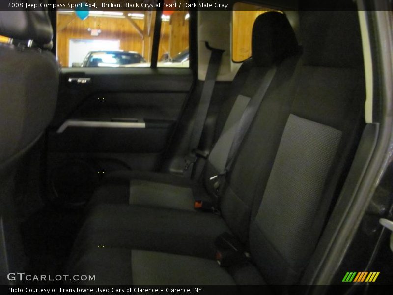 Brilliant Black Crystal Pearl / Dark Slate Gray 2008 Jeep Compass Sport 4x4