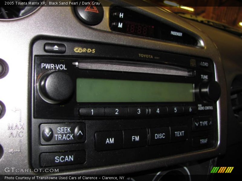 Black Sand Pearl / Dark Gray 2005 Toyota Matrix XR