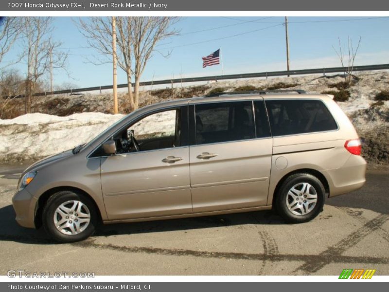 Desert Rock Metallic / Ivory 2007 Honda Odyssey EX-L