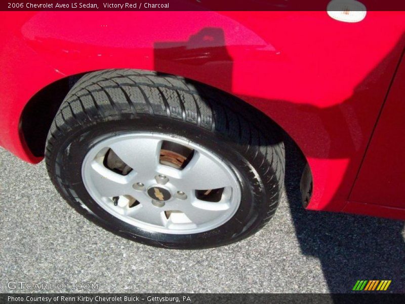 Victory Red / Charcoal 2006 Chevrolet Aveo LS Sedan