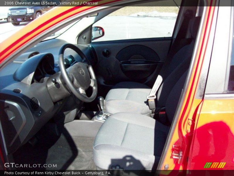 Victory Red / Charcoal 2006 Chevrolet Aveo LS Sedan