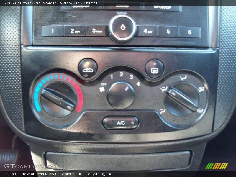 Victory Red / Charcoal 2006 Chevrolet Aveo LS Sedan
