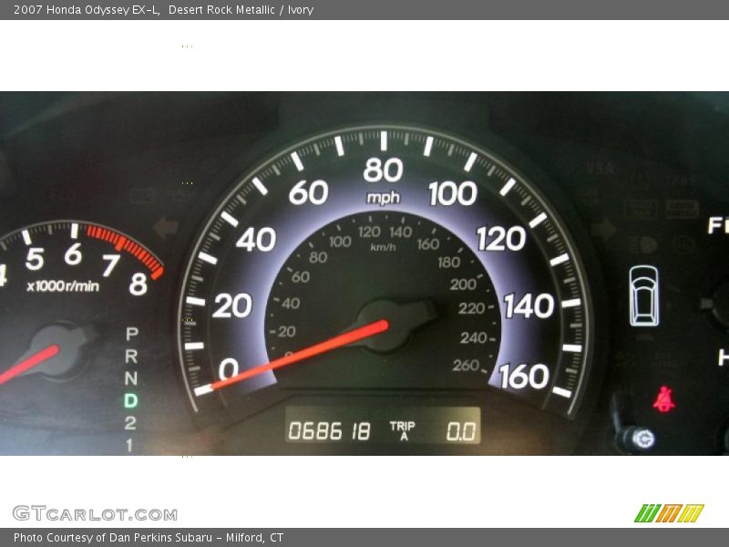 Desert Rock Metallic / Ivory 2007 Honda Odyssey EX-L