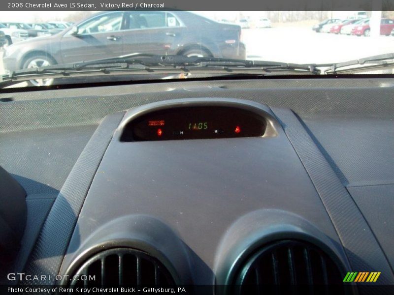 Victory Red / Charcoal 2006 Chevrolet Aveo LS Sedan
