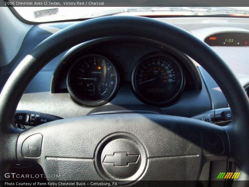 Victory Red / Charcoal 2006 Chevrolet Aveo LS Sedan