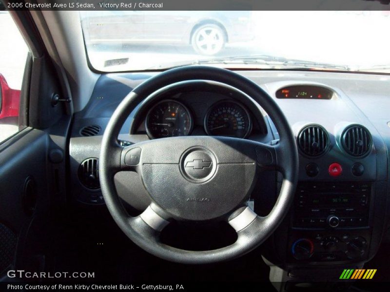 Victory Red / Charcoal 2006 Chevrolet Aveo LS Sedan