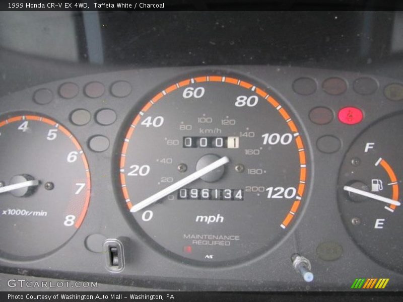 Taffeta White / Charcoal 1999 Honda CR-V EX 4WD