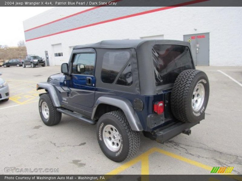 Patriot Blue Pearl / Dark Slate Gray 2004 Jeep Wrangler X 4x4