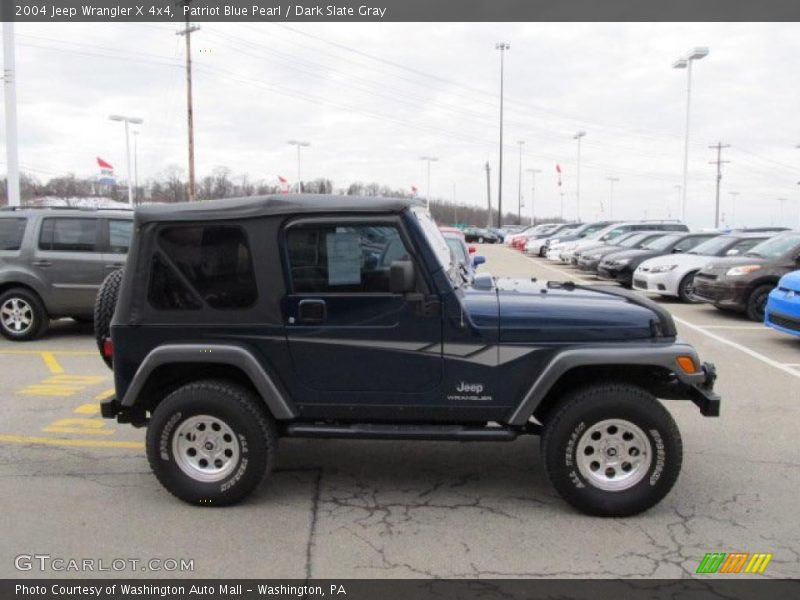 Patriot Blue Pearl / Dark Slate Gray 2004 Jeep Wrangler X 4x4
